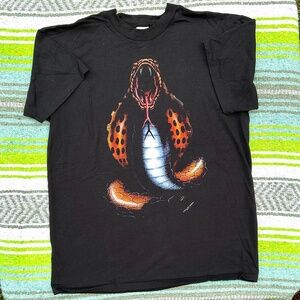 Vintage 90s Viper Snake Anvil graphic Tshirt
